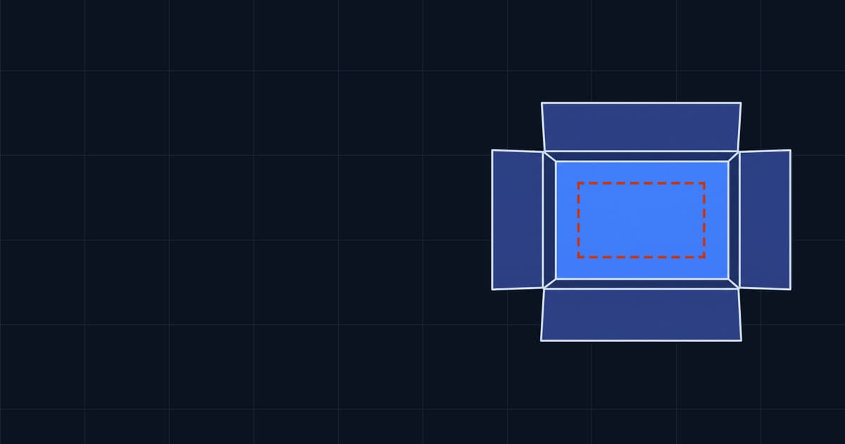 An open product box with nothing inside it but the dashed outline of the missing item.